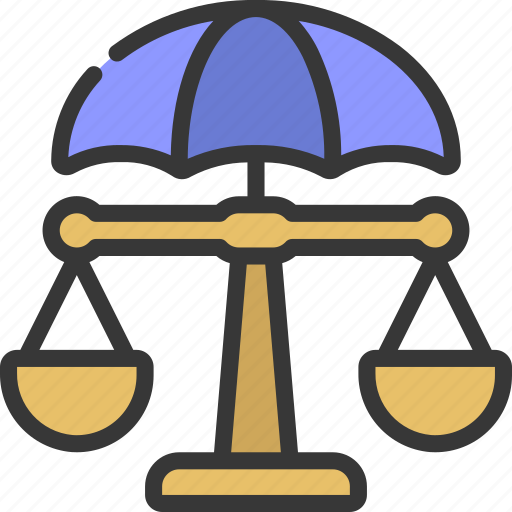 Legal, cover, insured, balance, scales icon - Download on Iconfinder