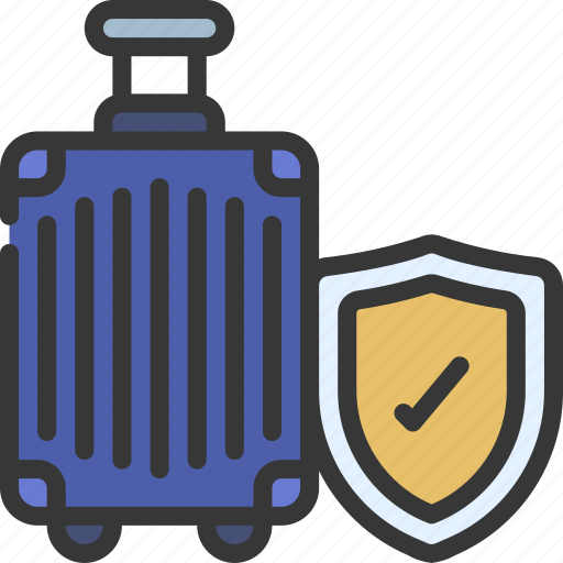 Luggage, cover, insured, suitcase icon - Download on Iconfinder
