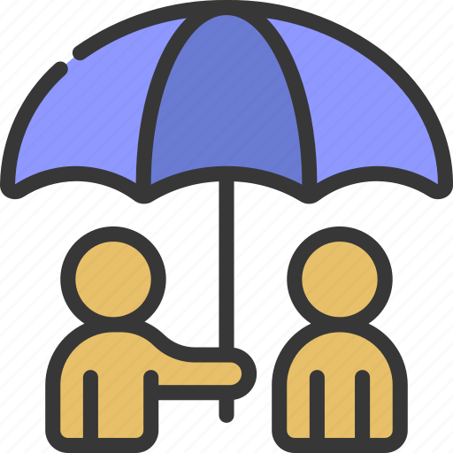 Personal, insured, people, umbrella icon - Download on Iconfinder