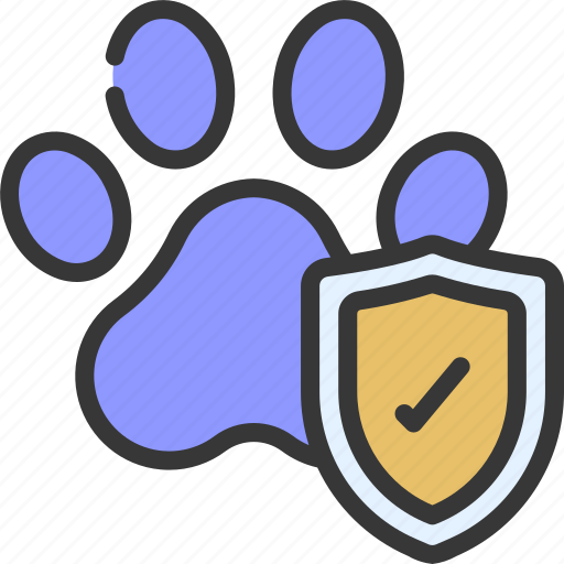 Pet, insured, pets, paw icon - Download on Iconfinder