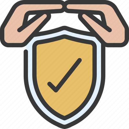 Protection, insured, covered, hands icon - Download on Iconfinder
