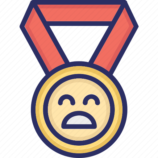Award, badge, medal, unhappy icon - Download on Iconfinder