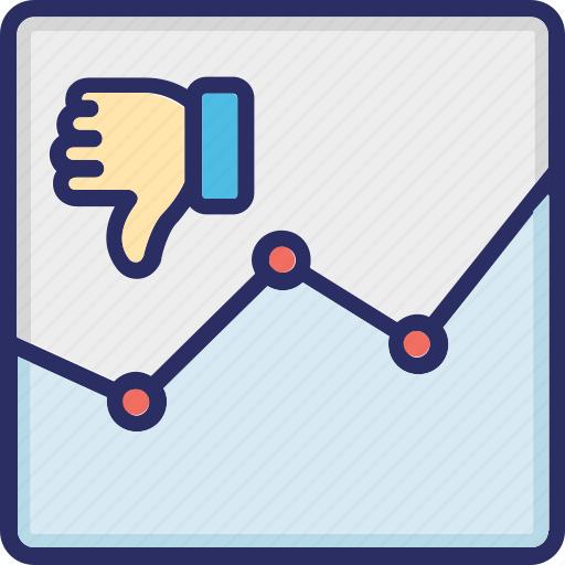 Analytics, bad rating, dislike position icon - Download on Iconfinder