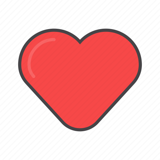 Fall, heart, love, minimalize, shape icon - Download on Iconfinder