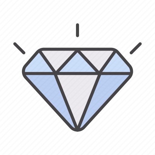Brilliant, diamond, minimalize, shiny icon - Download on Iconfinder