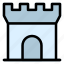 1, castle, turret, element, tower, pillar, building 