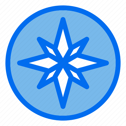 1, compass, rose, wind, navigation, direction, windose icon - Download on Iconfinder