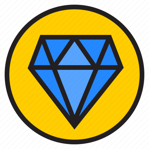 Circle, dimond, sign icon - Download on Iconfinder