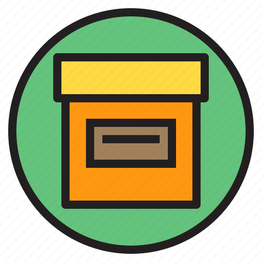 Box, circle, sign icon - Download on Iconfinder