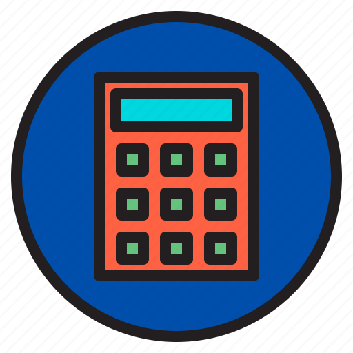 Calculator, circle, sign icon - Download on Iconfinder