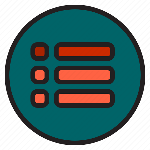 Circle, list, sign icon - Download on Iconfinder