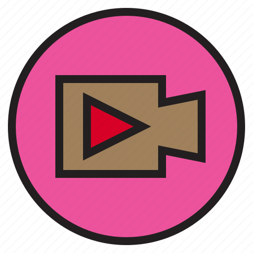 Circle, movie, sign icon - Download on Iconfinder