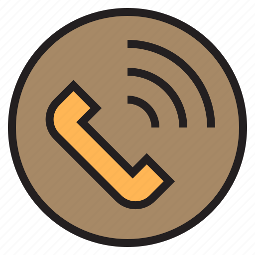 Circle, phone, sign icon - Download on Iconfinder