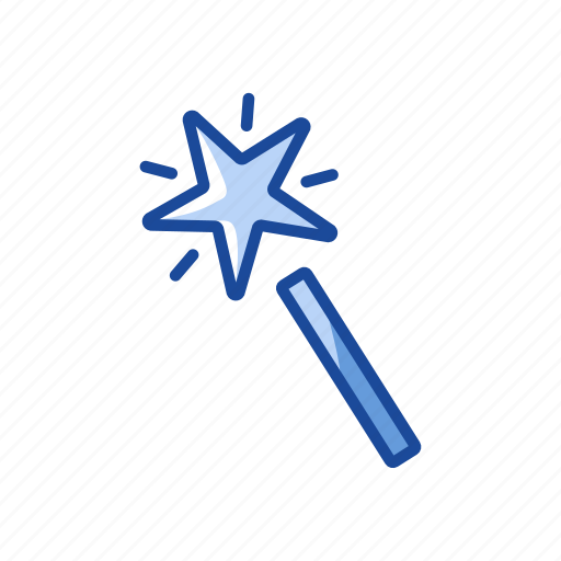 Adobe tool, magic wand, star, wand icon - Download on Iconfinder