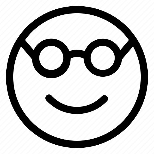 Nerd, emoji, emoticon, face icon - Download on Iconfinder