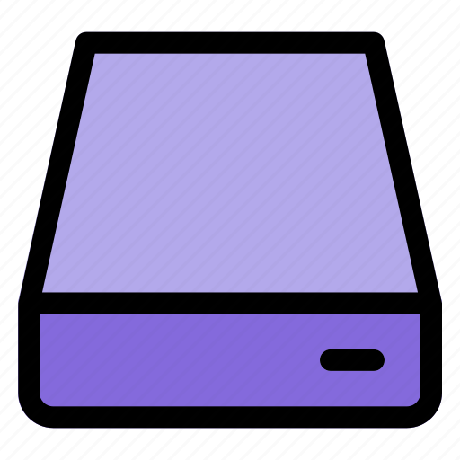 Hdd, hardisk, device, storage, memory icon - Download on Iconfinder