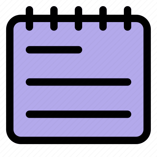 Notes, education, note, sheet, notepad icon - Download on Iconfinder