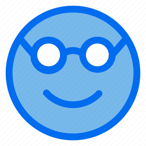 Nerd, emoji, emoticon, face icon - Download on Iconfinder