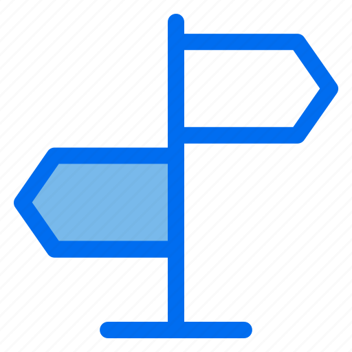 Sign, direction, location, map icon - Download on Iconfinder