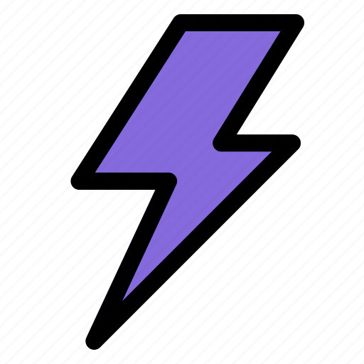 Lightning, bold, multimedia, electric, storm icon - Download on Iconfinder