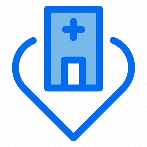 Hospital, heart, medical, care, medicine icon - Download on Iconfinder