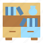 bookcase, bookshelf, furniture, interior 