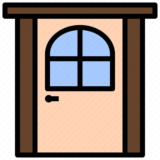 Door, exit, front, gate, interior icon - Download on Iconfinder