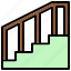 ladder, staircase, stairs, stairway, steps 