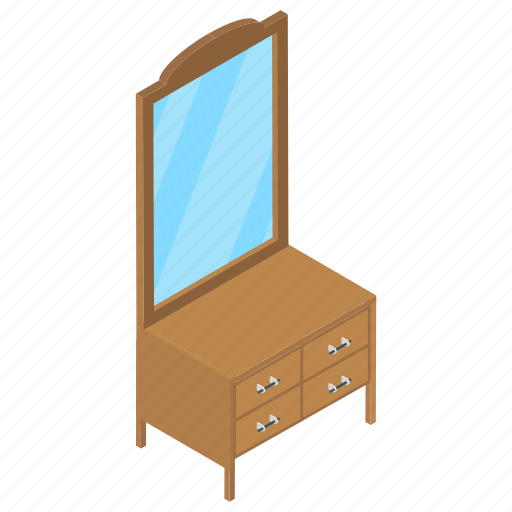 Antique furniture, dresser, dressing table, makeup table, vanity mirror icon - Download on Iconfinder