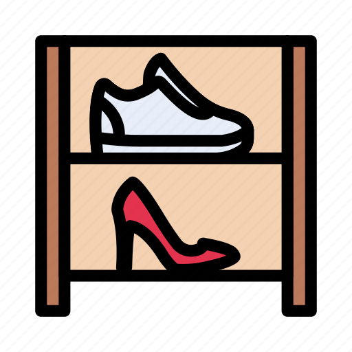 Interior, drawer, home, shoe, footwear icon - Download on Iconfinder