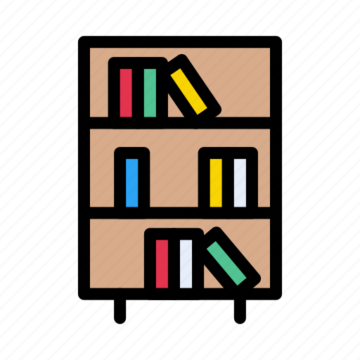 Interior, books, wardrobe, library, home icon - Download on Iconfinder