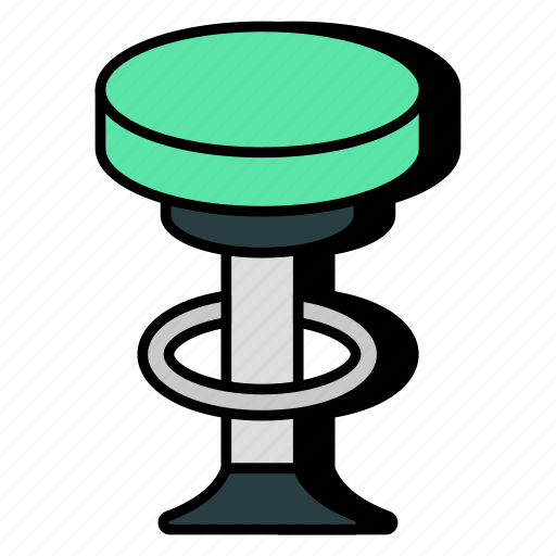 Stool, seat, sitting, backless chair, furniture icon - Download on Iconfinder
