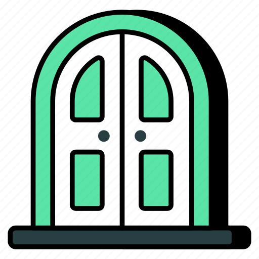Door, entrance, exit, entryway, doorway icon - Download on Iconfinder