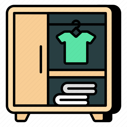 Almirah, cupboard, cabinet, wardrobe icon - Download on Iconfinder