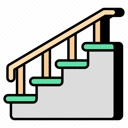 Stairs, staircase, stairway, ladder, steps icon - Download on Iconfinder