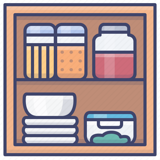 Cabinet, containers, food, storage icon - Download on Iconfinder