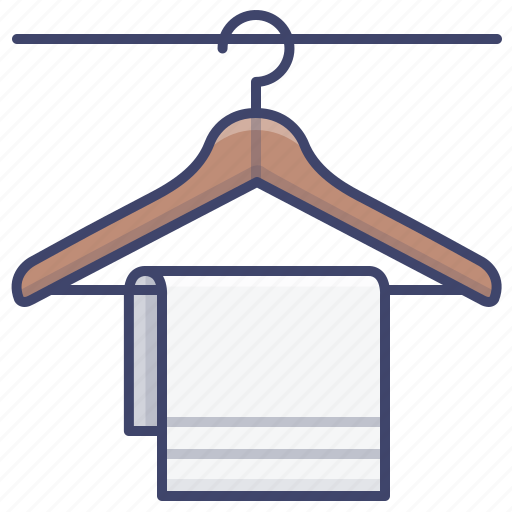 Clothes, clothing, hanger, towel icon - Download on Iconfinder