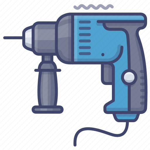 Drill, hand, screwdriver, tools icon - Download on Iconfinder