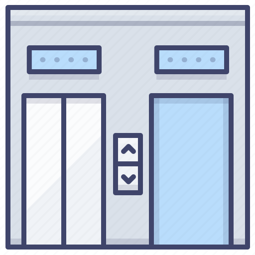Building, elevator, interior, lift icon - Download on Iconfinder