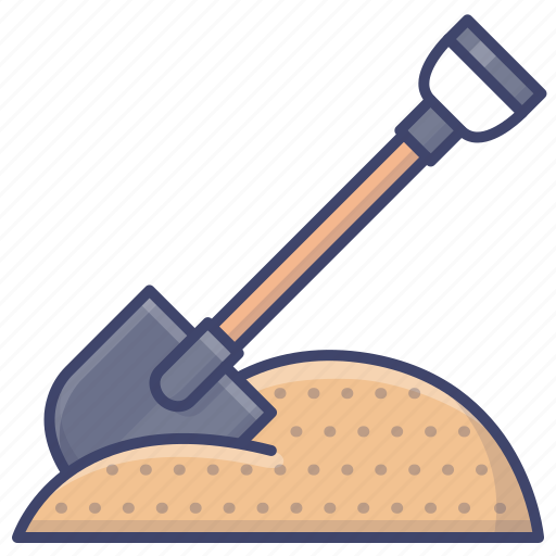 Construction, sand, shovel, spade icon - Download on Iconfinder