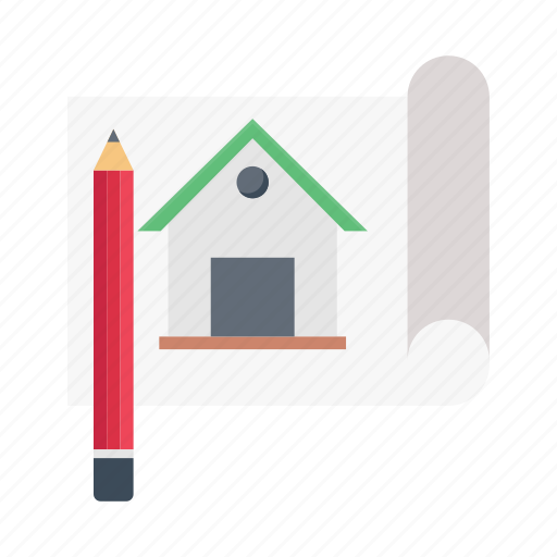 Blueprint, building, house, construction, sheet icon - Download on Iconfinder