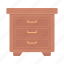 desk, cabinet, interior, drawer, furniture 