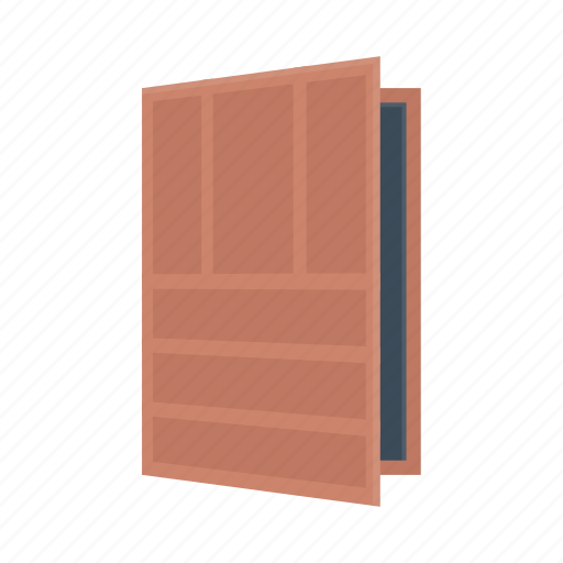 Door, wood, interior, furniture, open icon - Download on Iconfinder