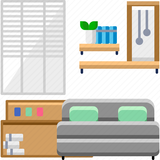 Interior, furniture, bed, bedroom, room, sleep icon - Download on Iconfinder