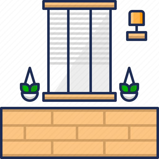 Interior, plant, window frame, garden icon - Download on Iconfinder
