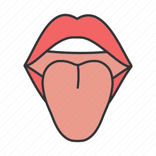 Face, female, lip, mouth, oral cavity, teeth, tongue icon - Download on Iconfinder