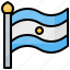 argentina, country, flag, flags, world 