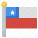chile, country, flag, flags, world