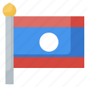 country, flag, flags, laos, world