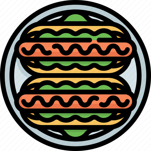 Hotdog, meal, food, sandwich, fastfood, junk, cooking icon - Download on Iconfinder